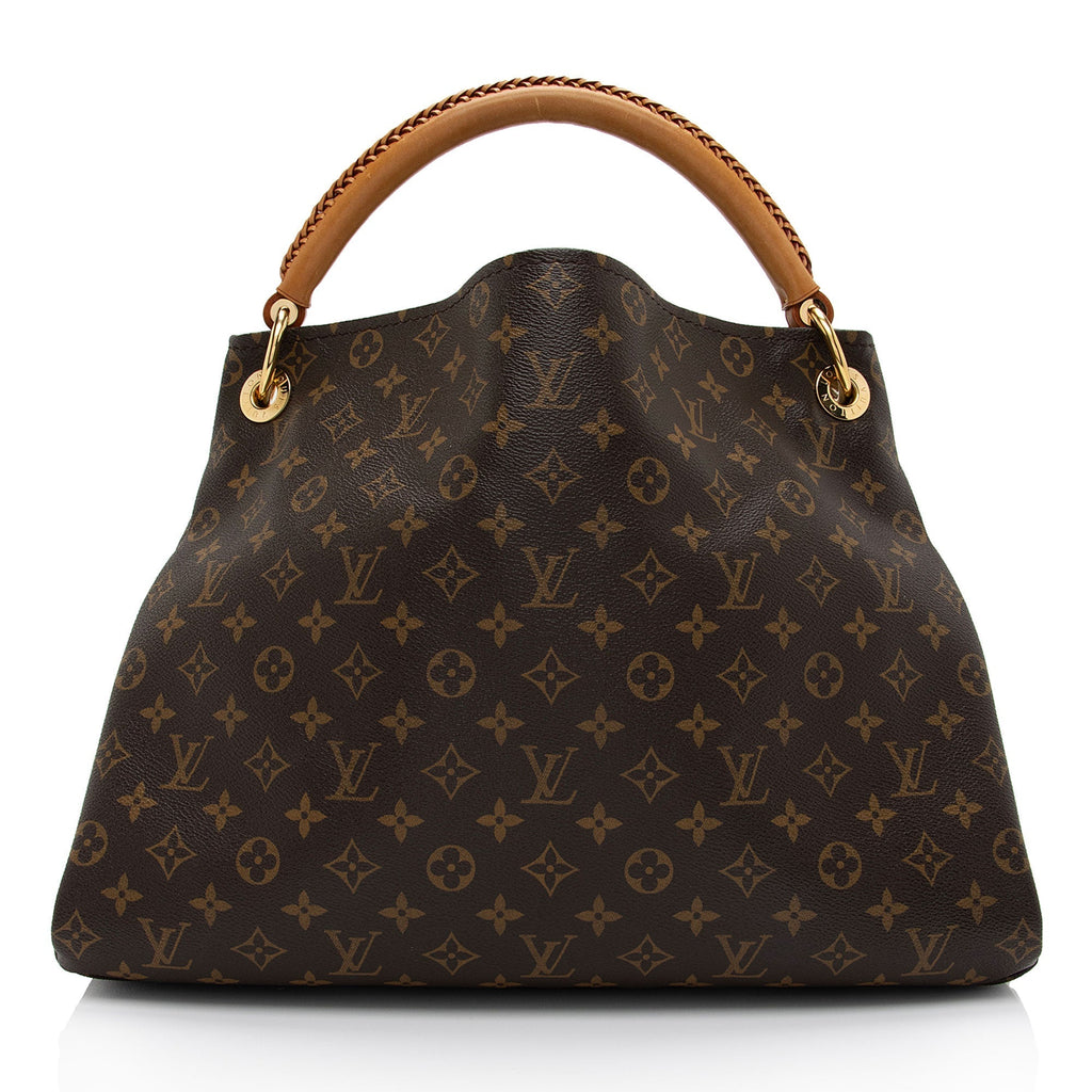 Louis Vuitton Monogram Canvas Artsy MM Shoulder Bag (SHF-Lla6Jn)