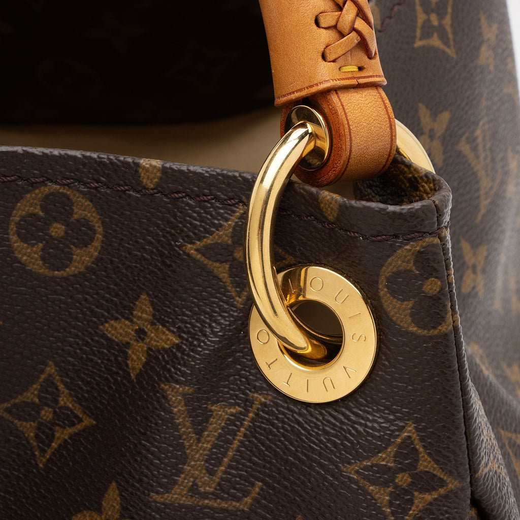 Louis Vuitton Monogram Canvas Artsy MM Shoulder Bag (SHF-Lla6Jn)