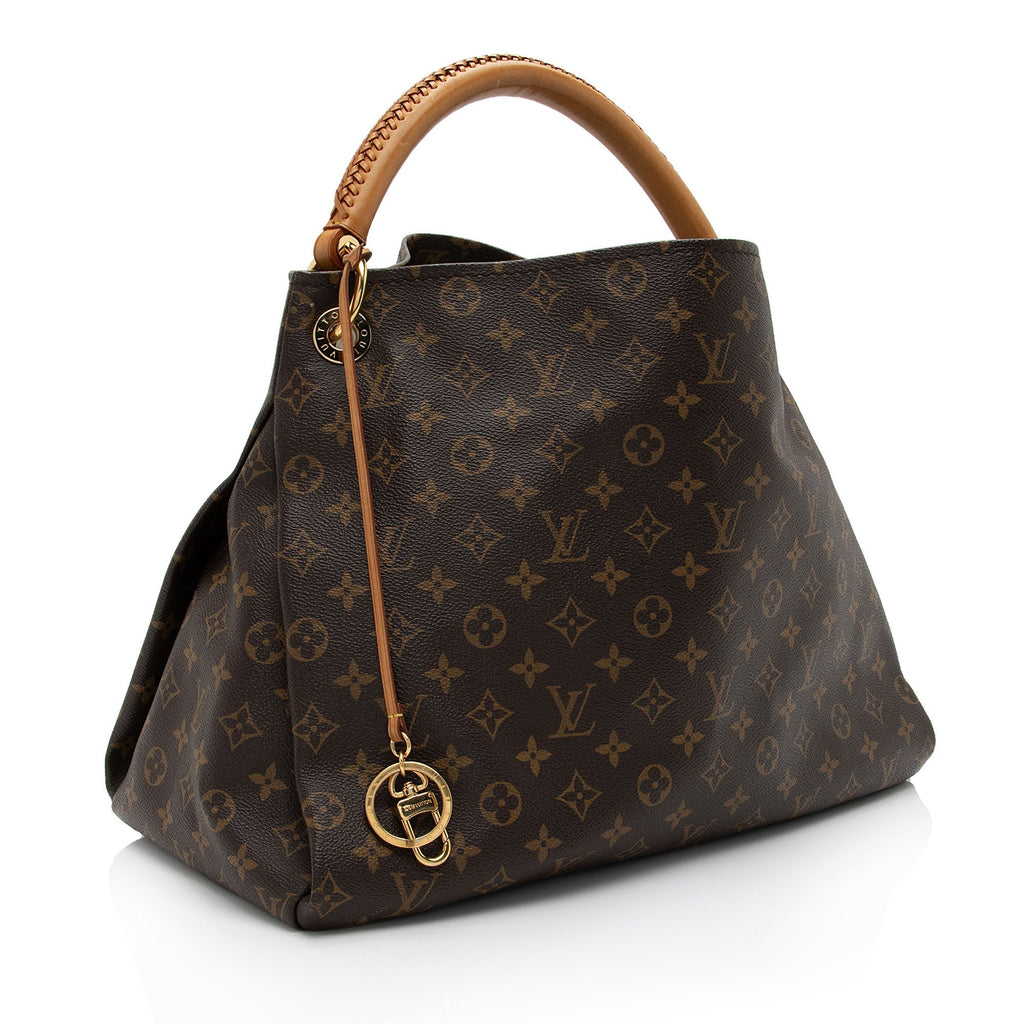 Louis Vuitton Monogram Canvas Artsy MM Shoulder Bag (SHF-Lla6Jn)