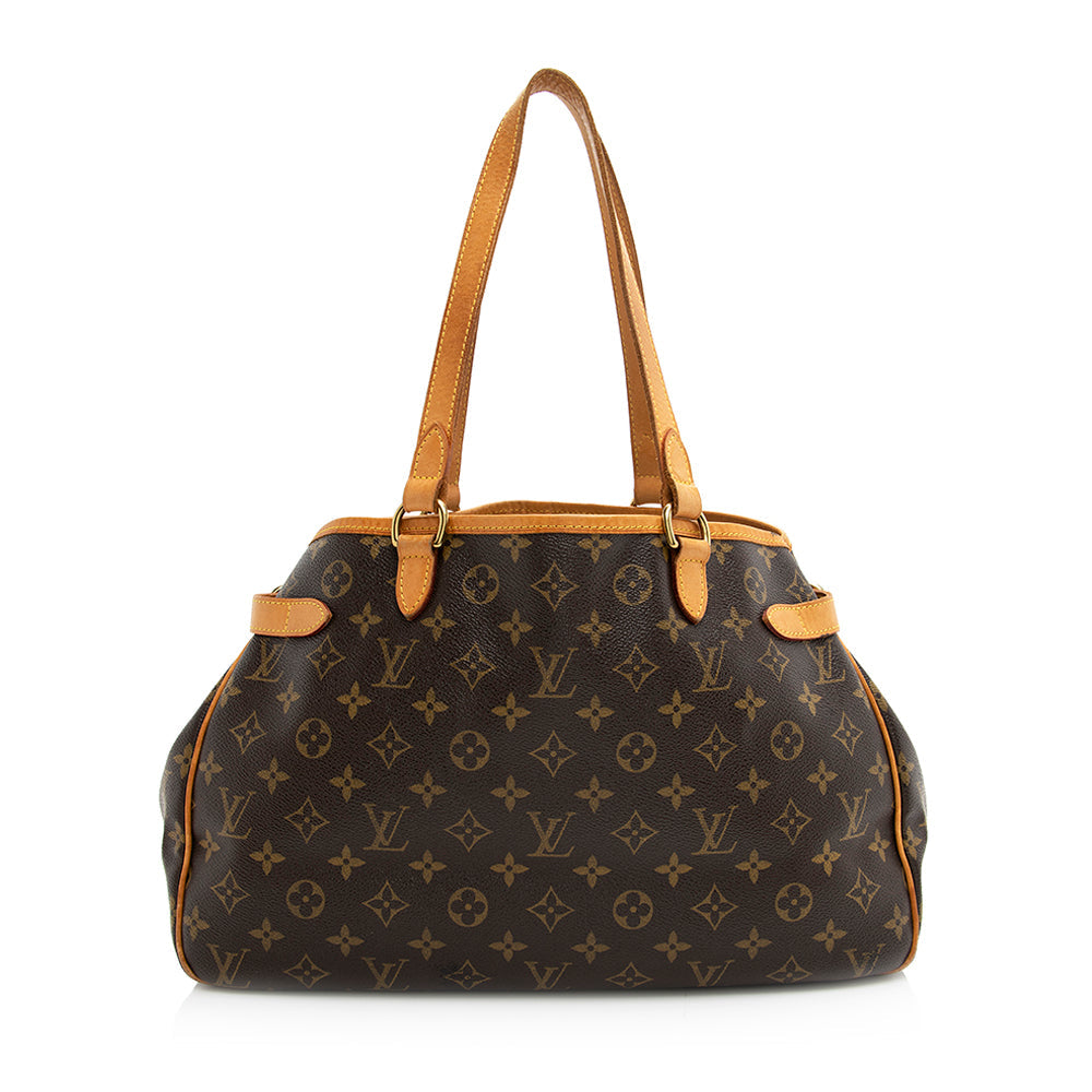 Louis Vuitton Monogram Canvas Batignolles Horizontal Tote (SHF-20341)