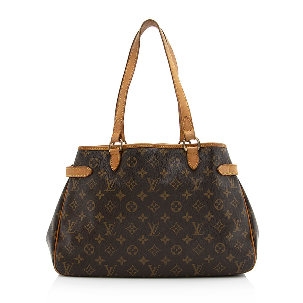 Louis Vuitton Monogram Canvas Batignolles Horizontal Tote (SHF-21261)