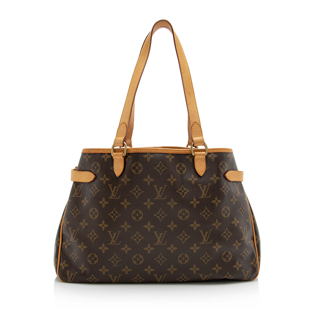Louis Vuitton Monogram Canvas Batignolles Horizontal Tote (SHF-21262)