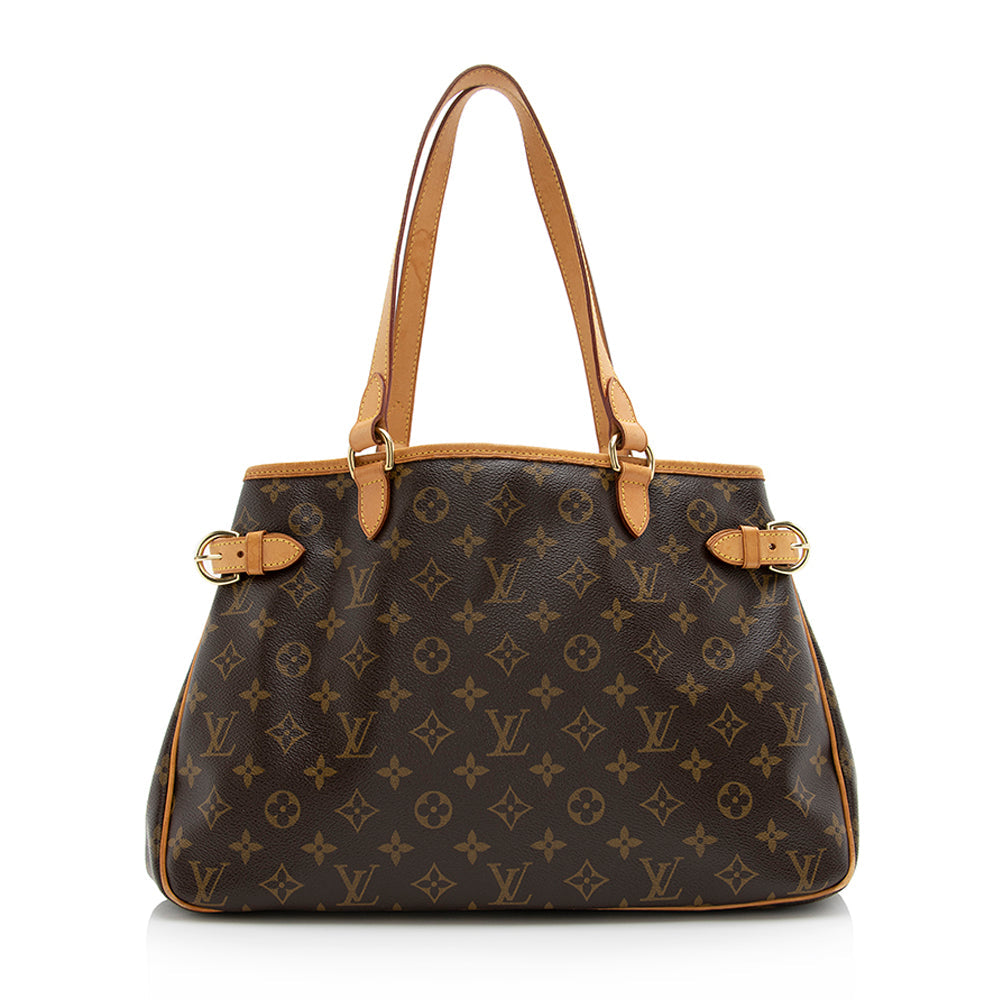 Louis Vuitton Monogram Canvas Batignolles Horizontal Tote (SHF-21262)