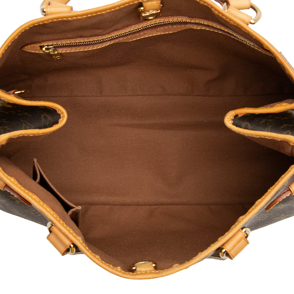 Louis Vuitton Monogram Canvas Batignolles Horizontal Tote (SHF-21262)