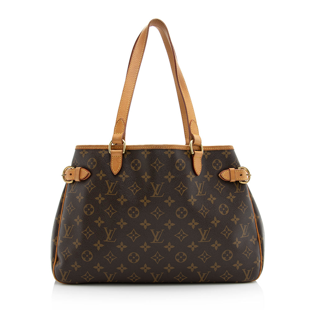 Louis Vuitton Monogram Canvas Batignolles Horizontal Tote (SHF-21273)