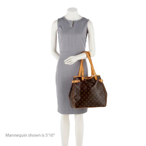 Louis Vuitton Monogram Canvas Batignolles Vertical Tote (SHF-21113)