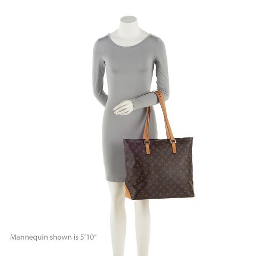 Louis Vuitton Monogram Canvas Cabas Mezzo Tote (SHF-3EPHi1)