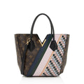 Louis Vuitton Monogram Canvas Calf Leather Kimono PM Tote (SHF-21955)