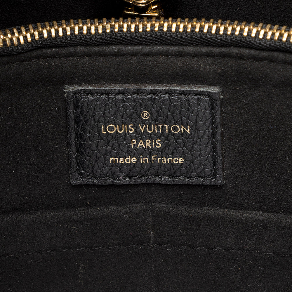 Louis Vuitton Monogram Canvas Calf Leather Kimono PM Tote (SHF-21955)