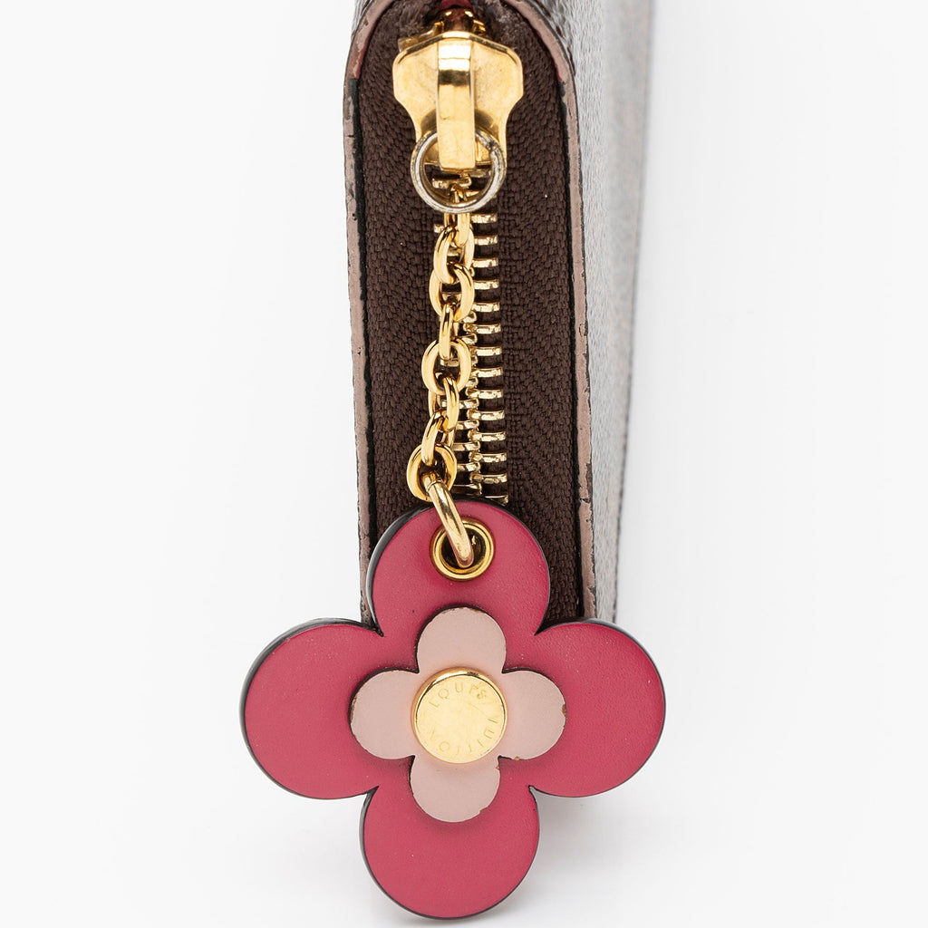 Louis Vuitton Monogram Blooming Flowers Canvas Clemence Wallet (SHF-eqBq8O)