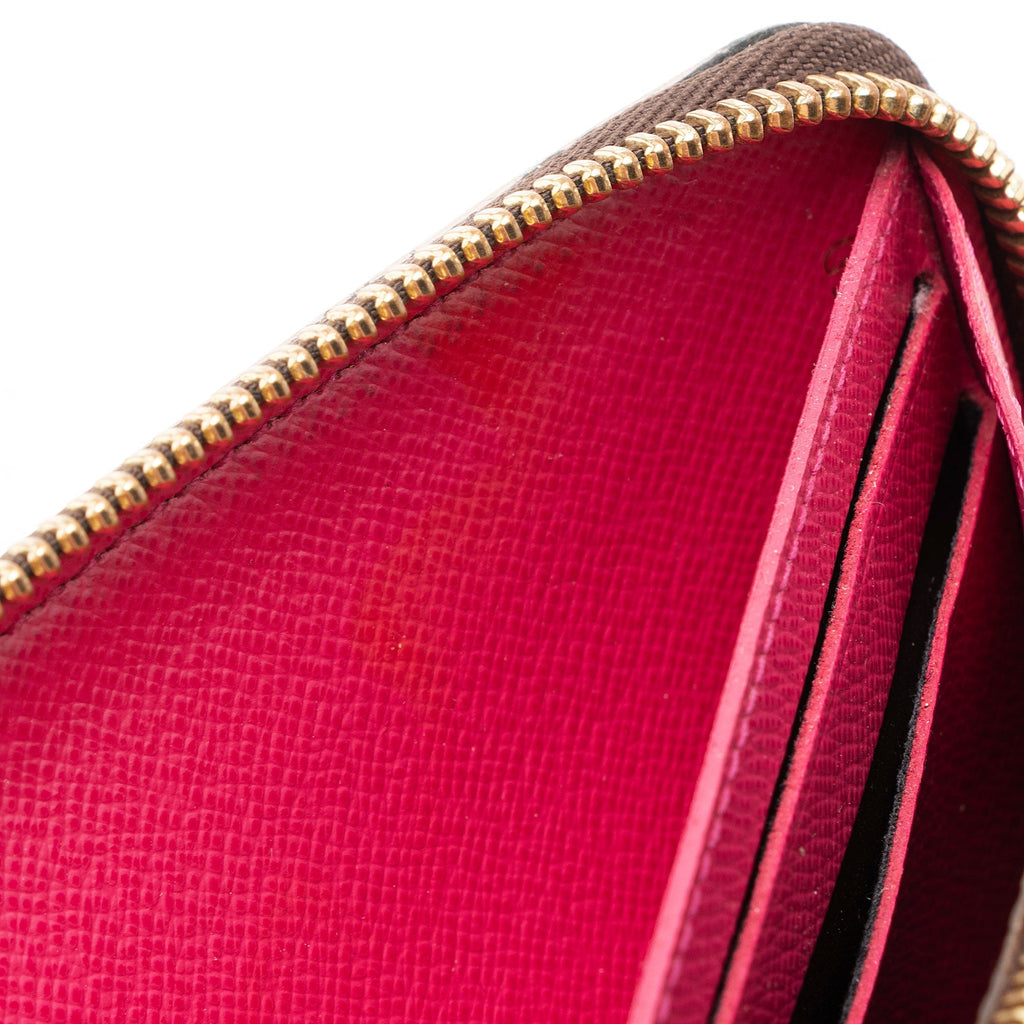 Louis Vuitton Monogram Blooming Flowers Canvas Clemence Wallet (SHF-eqBq8O)