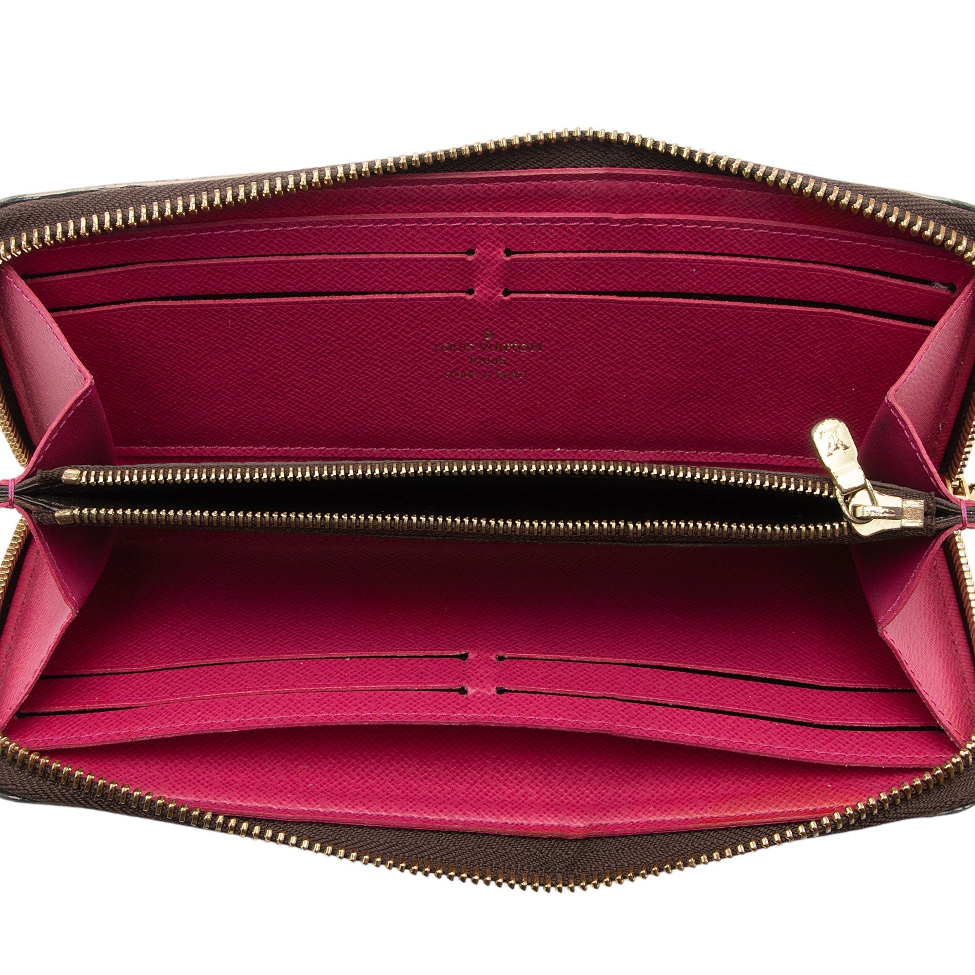 Louis Vuitton Monogram Blooming Flowers Canvas Clemence Wallet (SHF-eqBq8O)