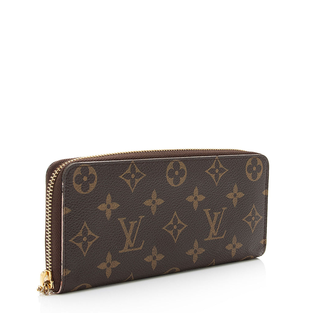 Louis Vuitton Monogram Blooming Flowers Canvas Clemence Wallet (SHF-eqBq8O)