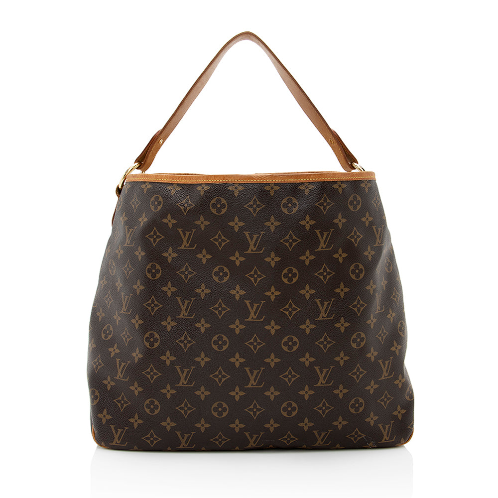 Louis Vuitton Monogram Canvas Delightful MM Shoulder Bag (SHF-21461)