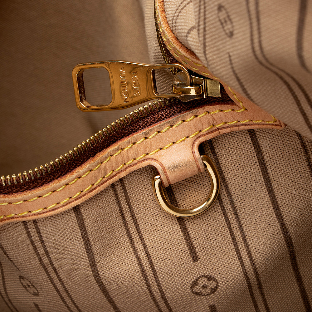 Louis Vuitton Monogram Canvas Delightful MM Shoulder Bag (SHF-21461)
