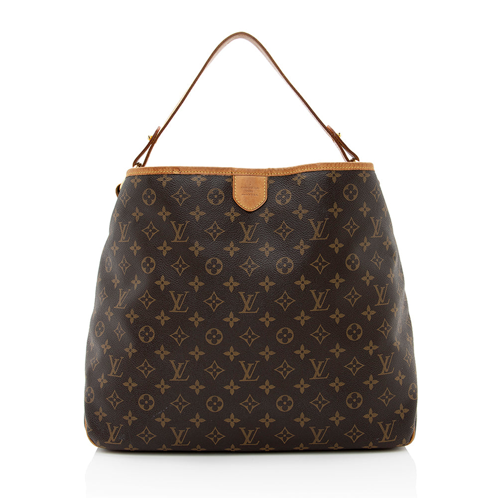 Louis Vuitton Monogram Canvas Delightful MM Shoulder Bag (SHF-21461)