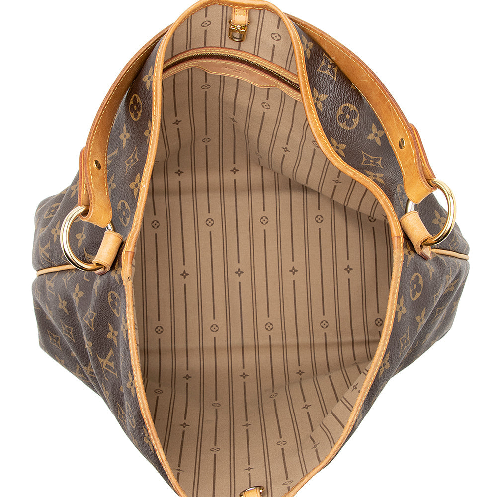 Louis Vuitton Monogram Canvas Delightful MM Shoulder Bag (SHF-21461)