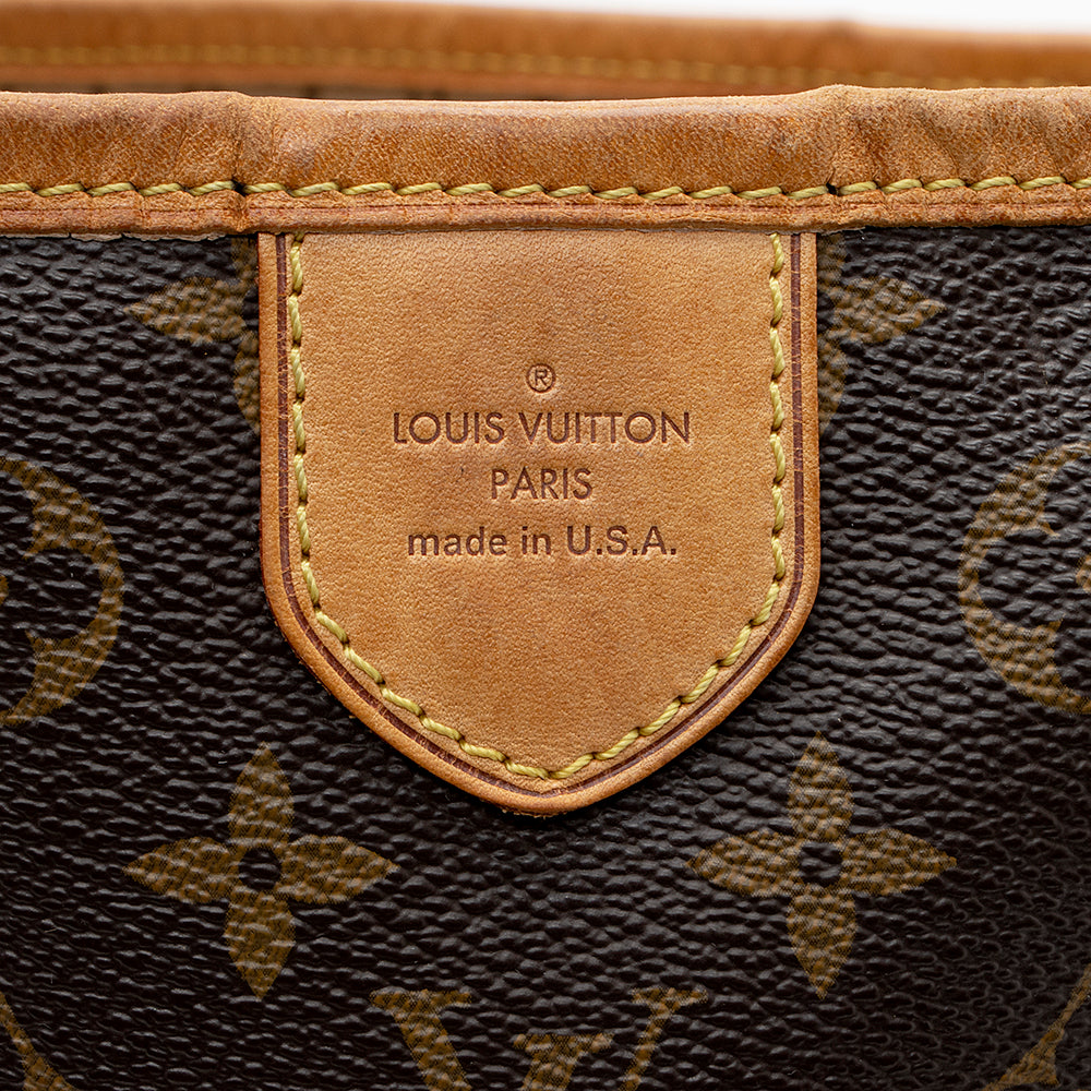 Louis Vuitton Monogram Canvas Delightful MM Shoulder Bag (SHF-21461)