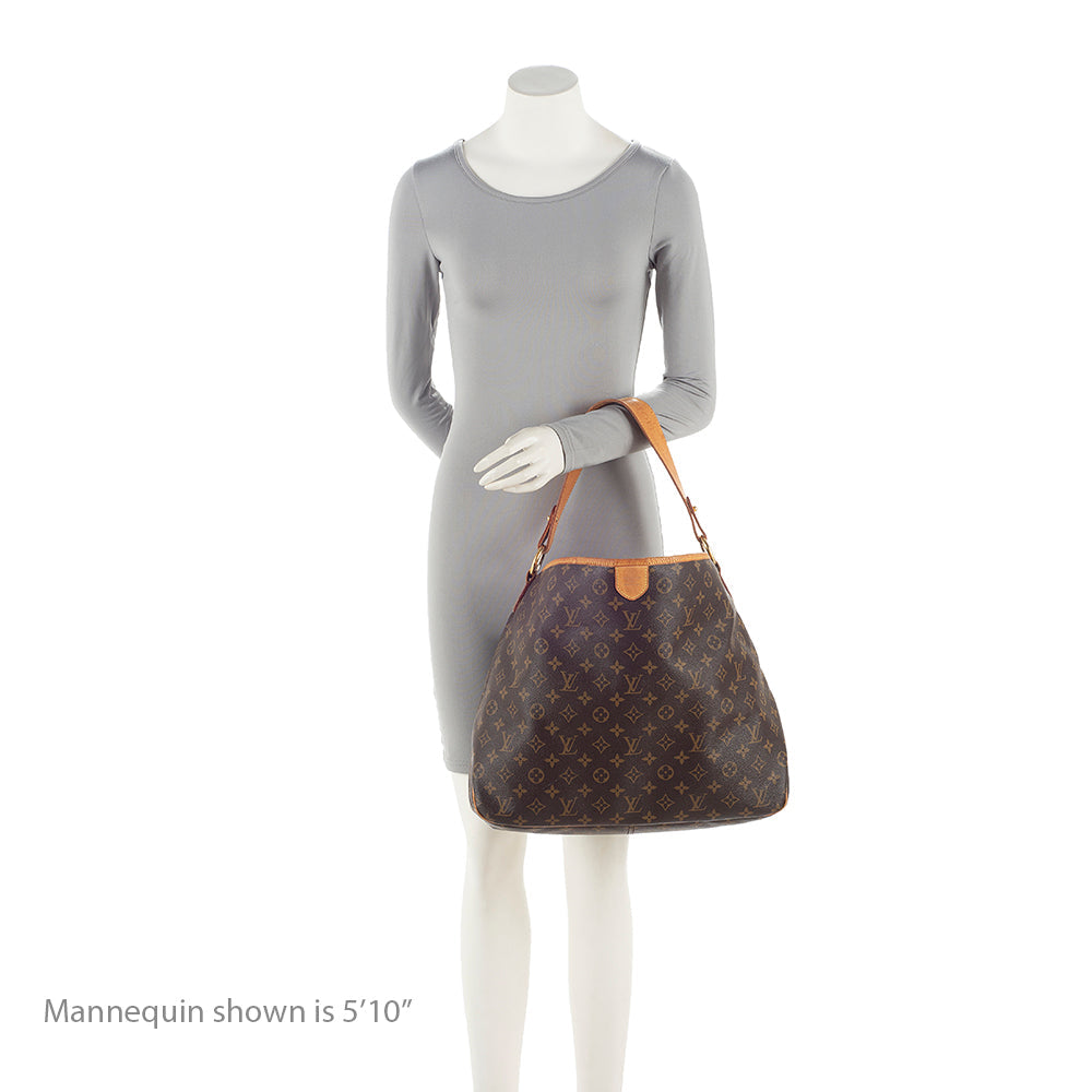 Louis Vuitton Monogram Canvas Delightful MM Shoulder Bag (SHF-21461)