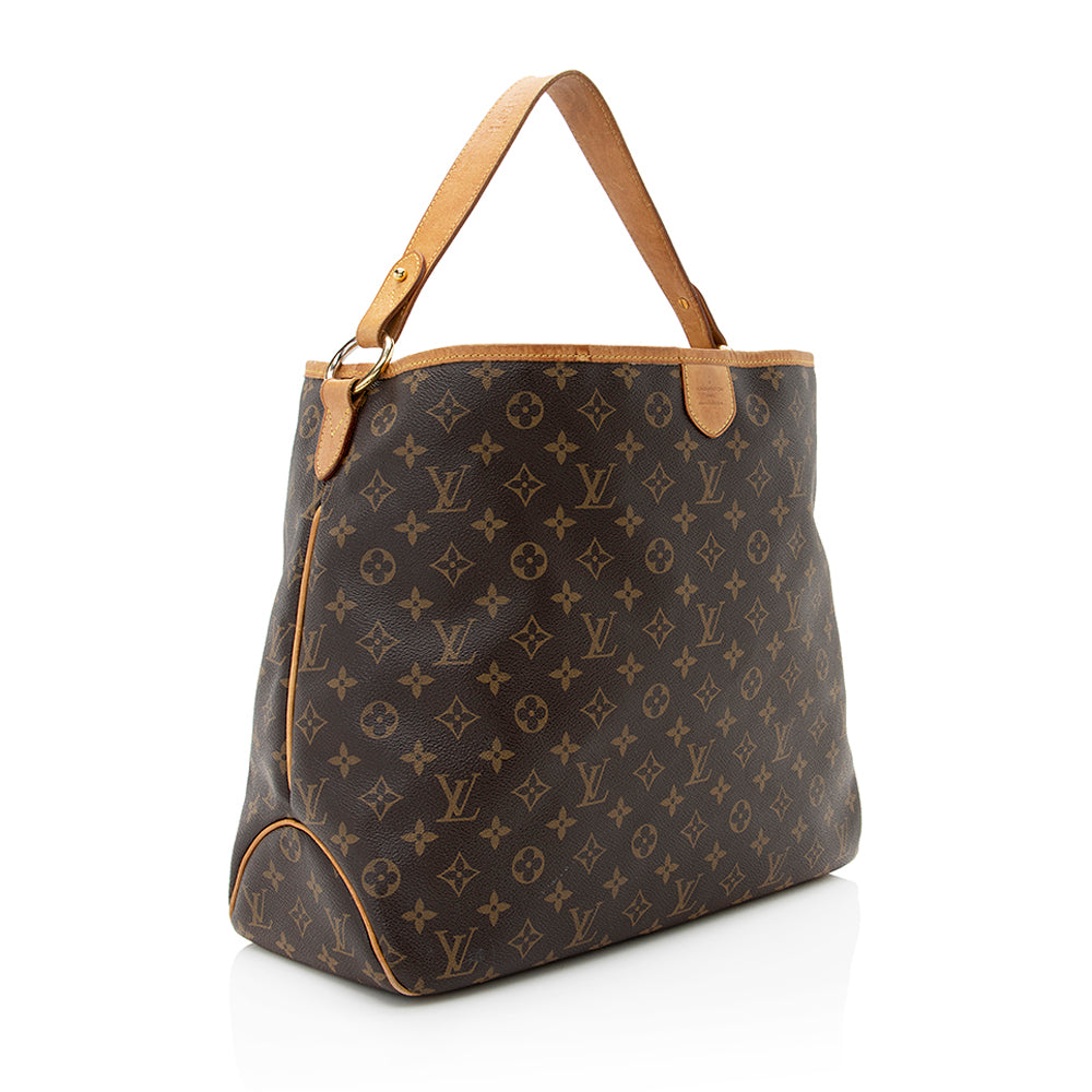 Louis Vuitton Monogram Canvas Delightful MM Shoulder Bag (SHF-21461)