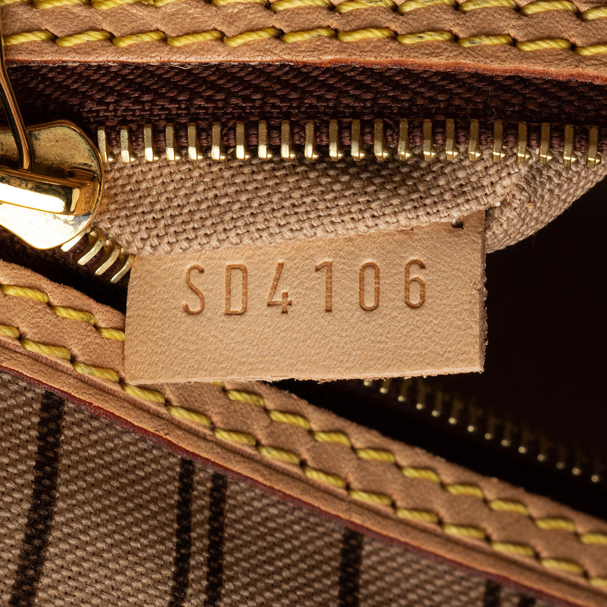 Louis Vuitton Monogram Canvas Delightful MM Shoulder Bag (SHF-59CtYo)