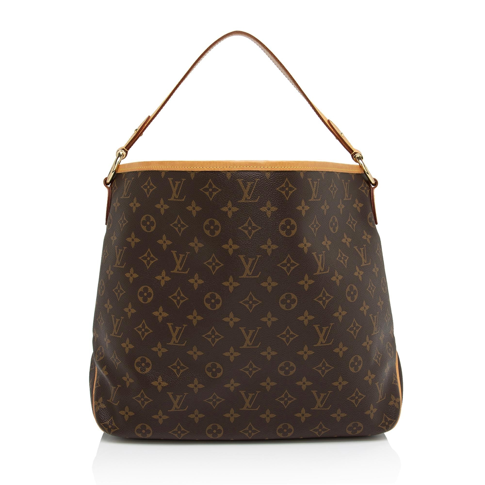 Louis Vuitton Monogram Canvas Delightful MM Shoulder Bag (SHF-59CtYo)