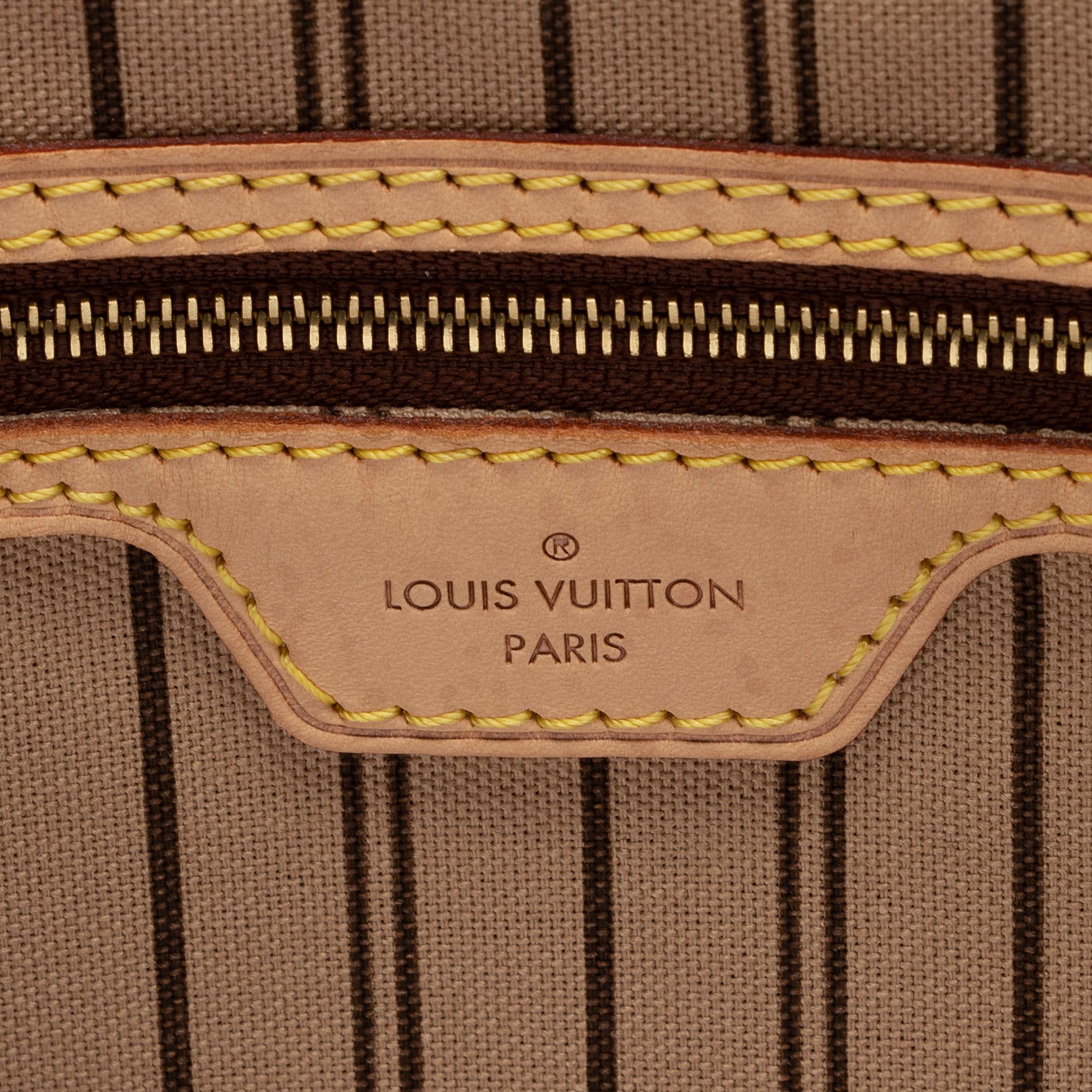 Louis Vuitton Monogram Canvas Delightful MM Shoulder Bag (SHF-59CtYo)