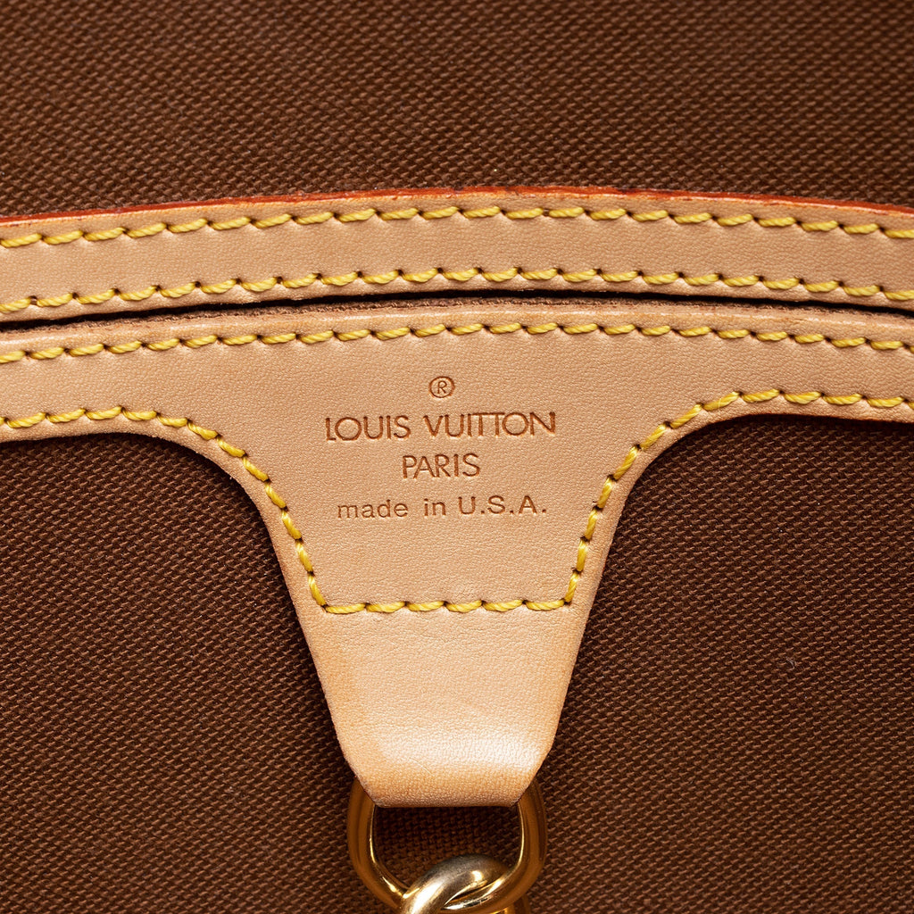 Louis Vuitton Monogram Canvas Ellipse MM Satchel (SHF-22702)