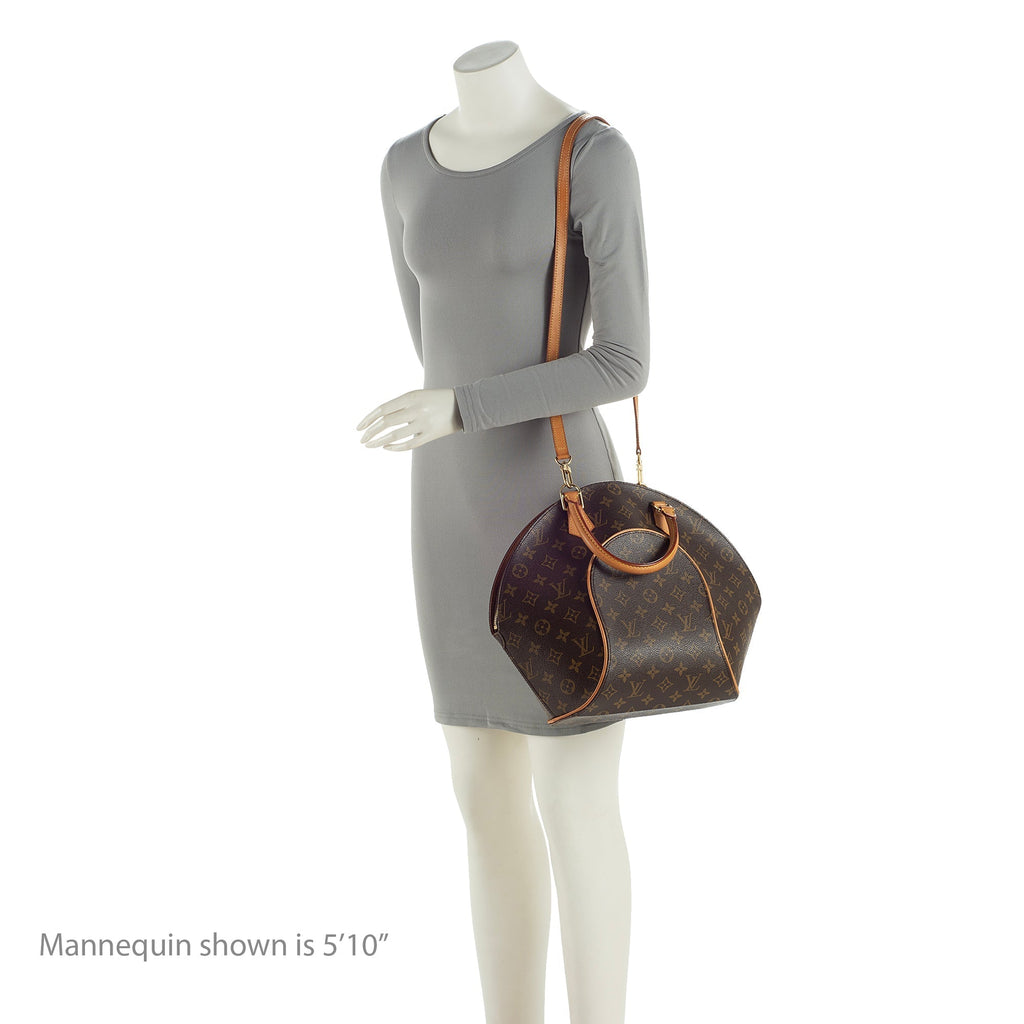 Louis Vuitton Monogram Canvas Ellipse MM Satchel (SHF-22702)
