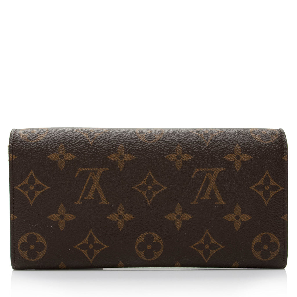 Louis Vuitton Monogram Canvas Emilie Wallet (SHF-I46Tox)