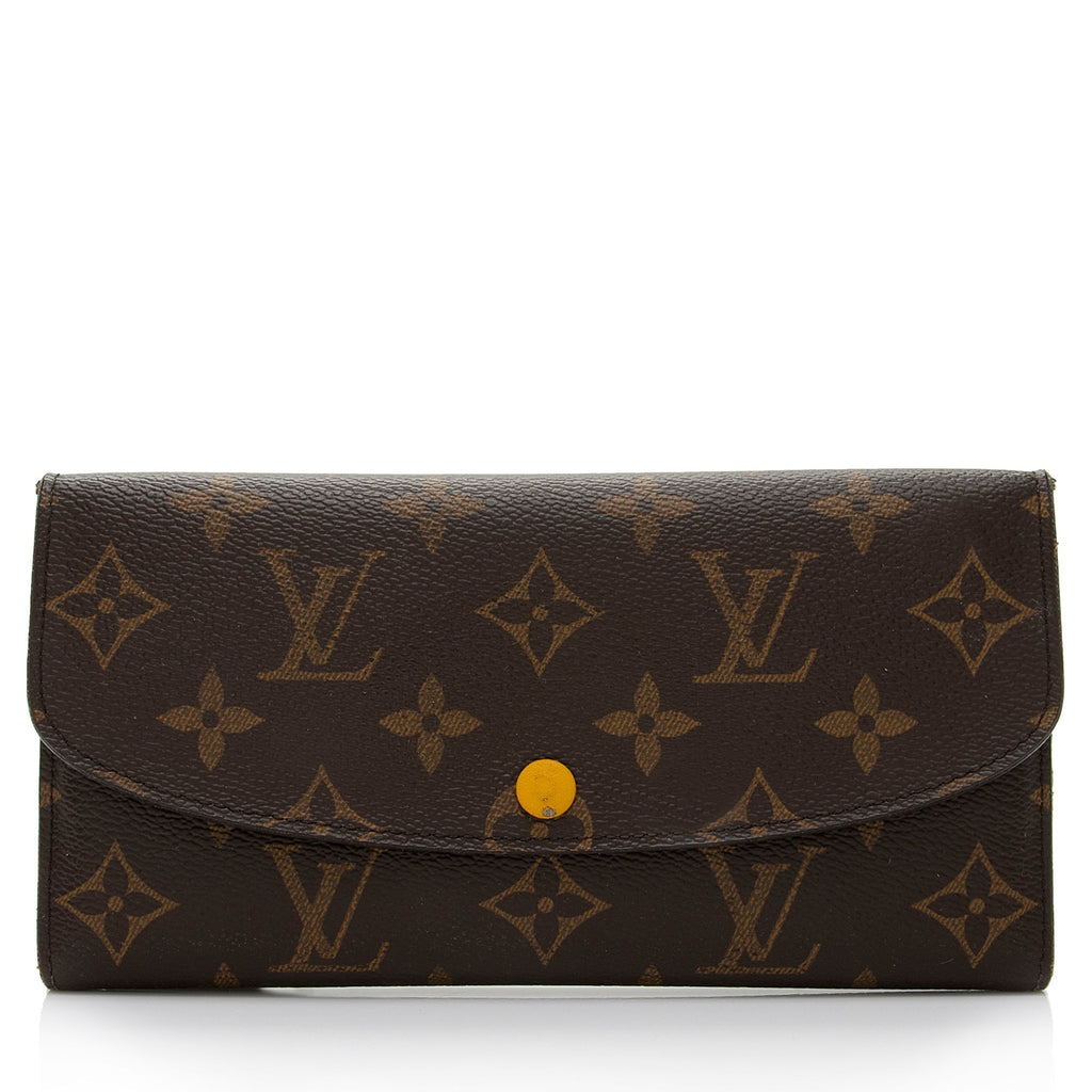 Louis Vuitton Monogram Canvas Emilie Wallet (SHF-I46Tox)