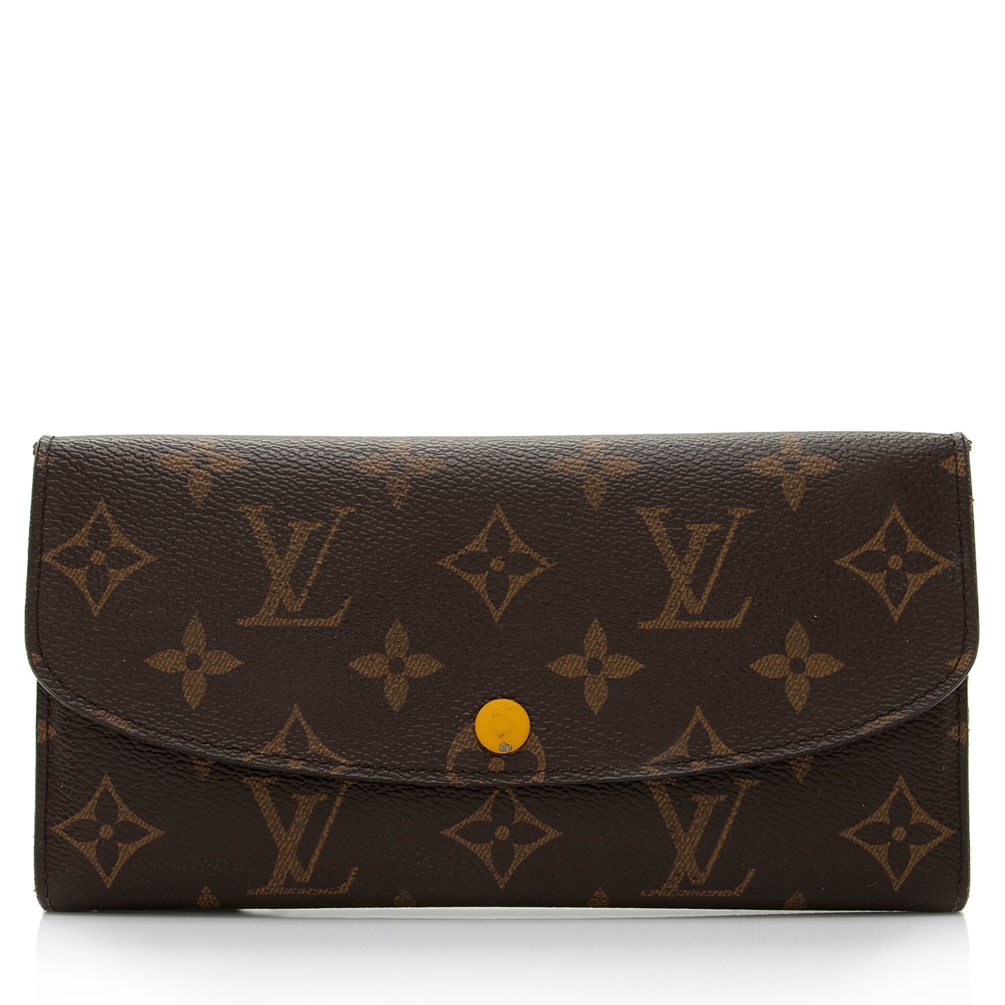 Louis Vuitton Monogram Canvas Emilie Wallet (SHF-I46Tox)