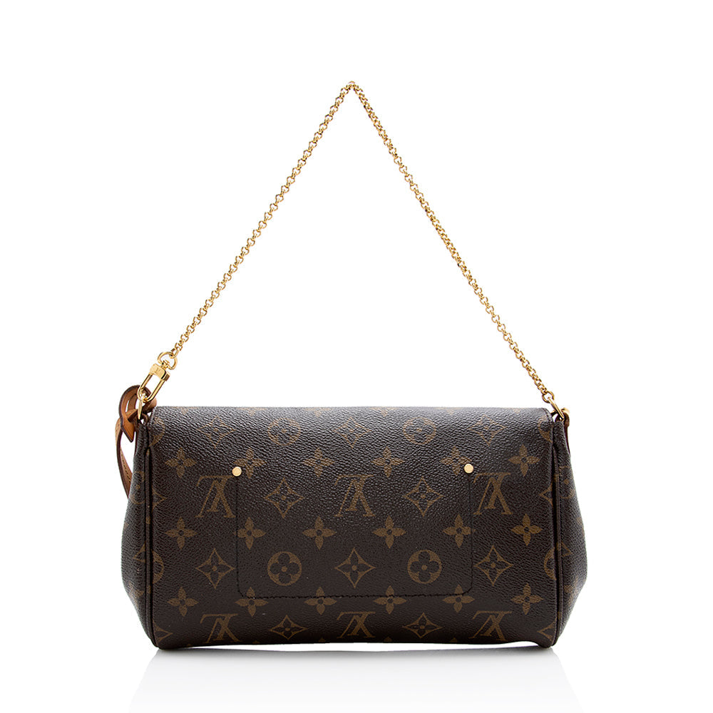 Louis Vuitton Monogram Canvas Favorite MM Shoulder Bag (SHF-21642)