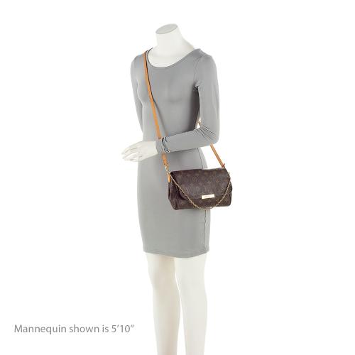 Louis Vuitton Monogram Canvas Favorite MM Shoulder Bag (SHF-21642)