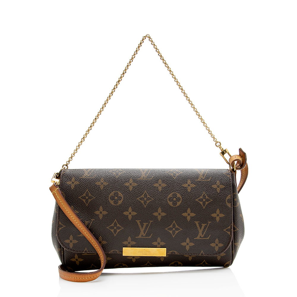 Louis Vuitton Monogram Canvas Favorite MM Shoulder Bag (SHF-21596)