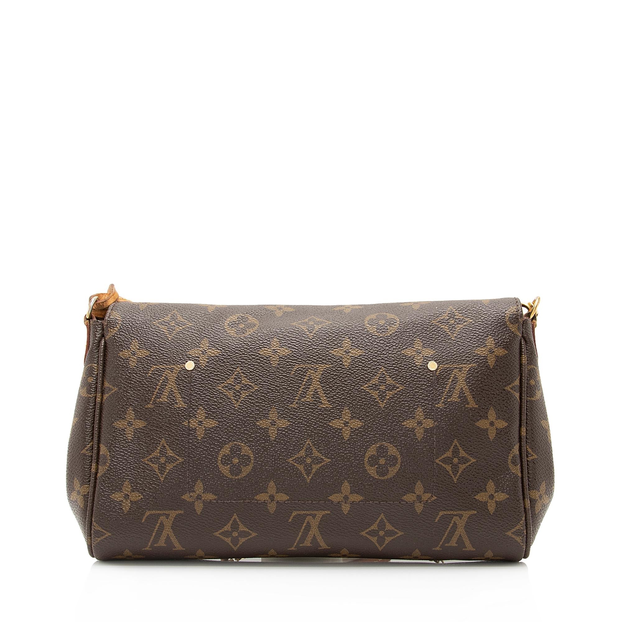 Louis Vuitton Monogram Canvas Favorite MM Shoulder Bag (SHF-jdJmNz)