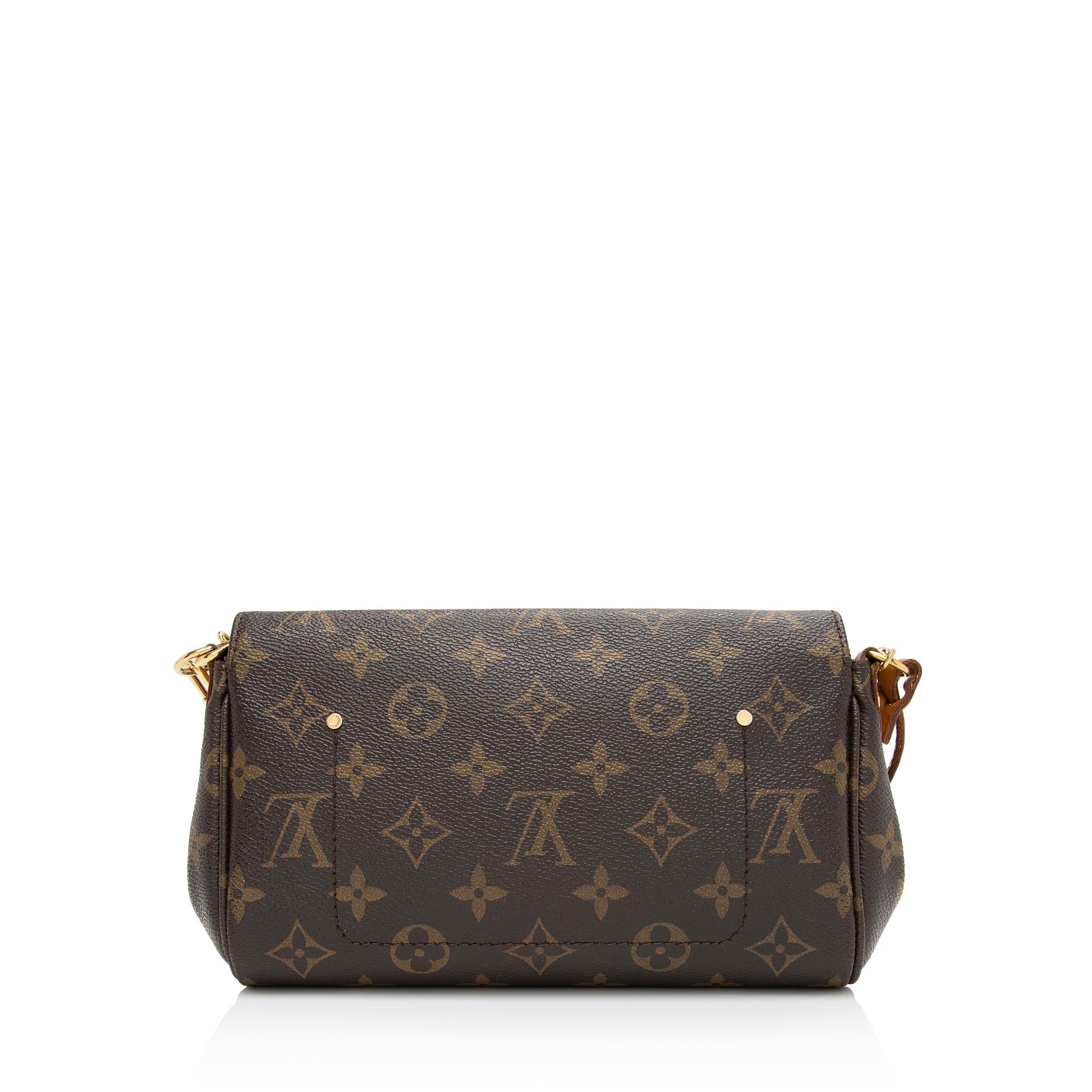 Louis Vuitton Monogram Canvas Favorite PM Shoulder Bag (SHF-w3R6pd)