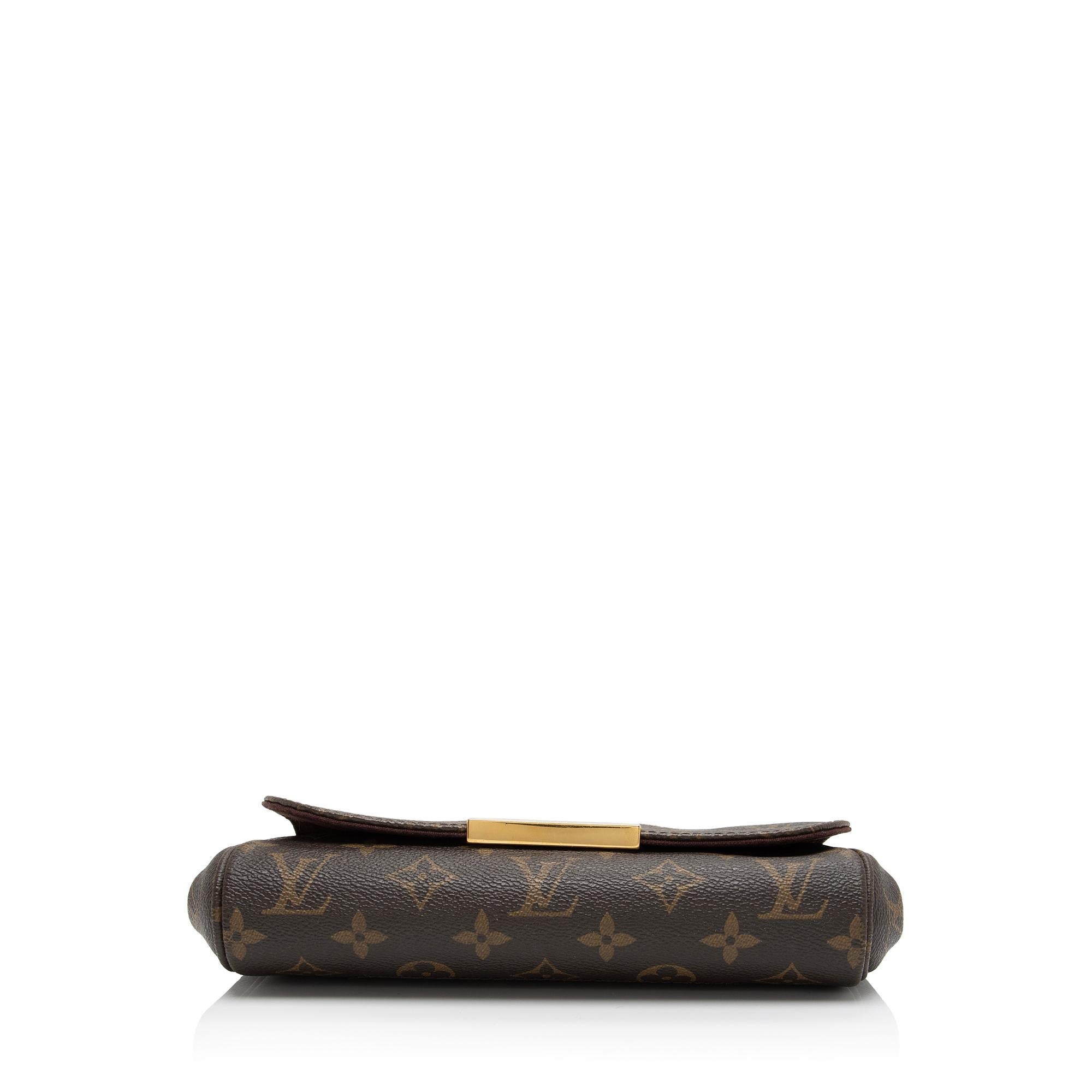 Louis Vuitton Monogram Canvas Favorite PM Shoulder Bag (SHF-w3R6pd)