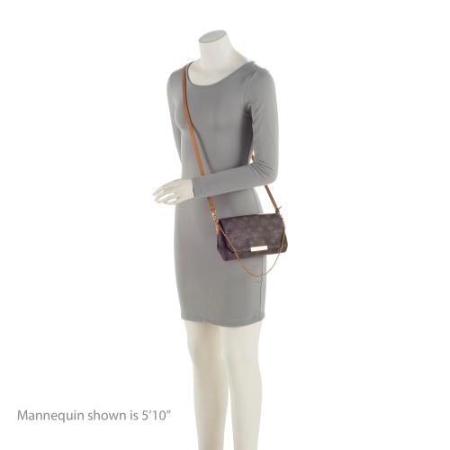 Louis Vuitton Monogram Canvas Favorite PM Shoulder Bag (SHF-w3R6pd)