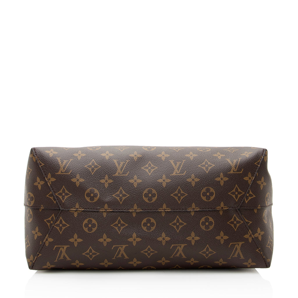 Louis Vuitton Monogram Canvas Flower Hobo (SHF-22318)