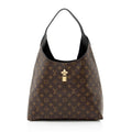 Louis Vuitton Monogram Canvas Flower Hobo (SHF-22318)