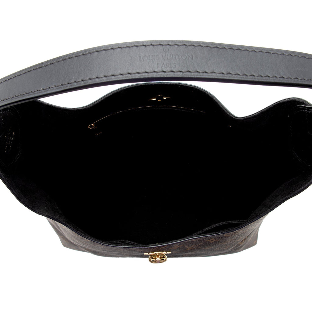 Louis Vuitton Monogram Canvas Flower Hobo (SHF-22318)