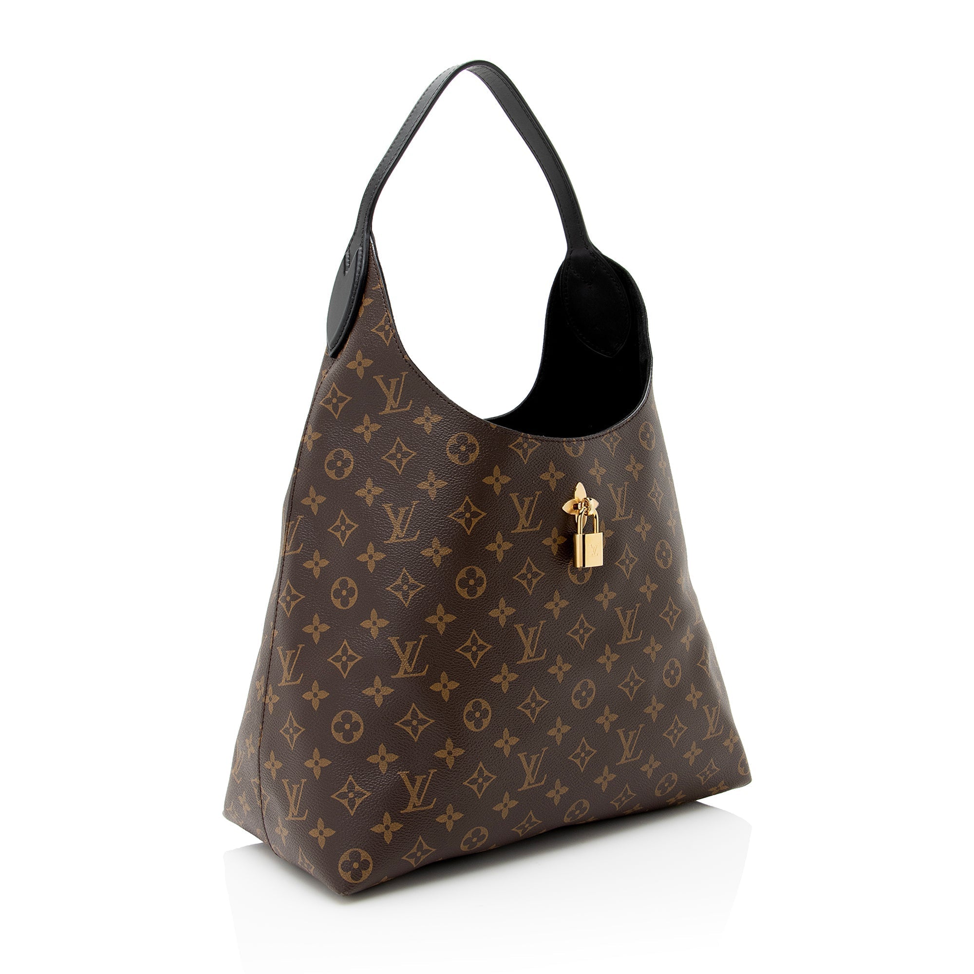 Louis Vuitton Monogram Canvas Flower Hobo (SHF-22318)