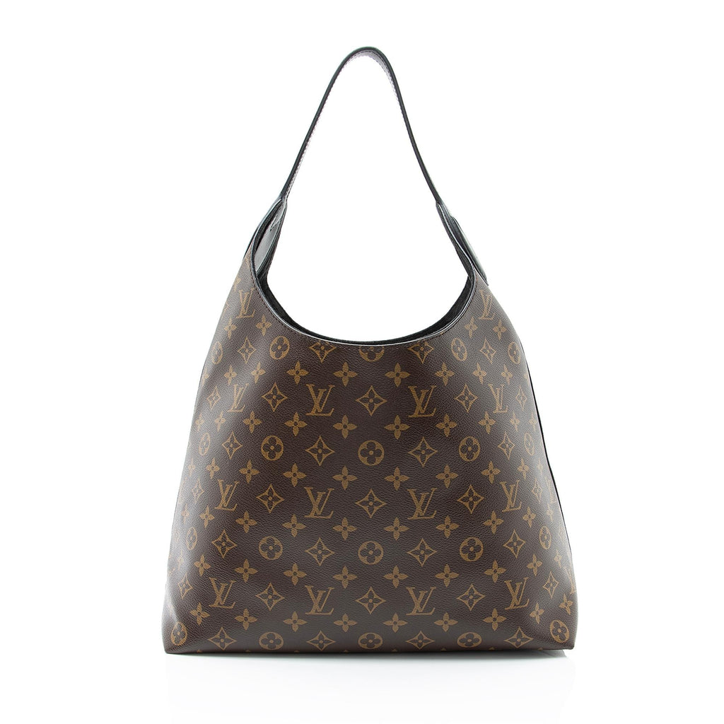 Louis Vuitton Monogram Canvas Flower Hobo (SHF-23064)