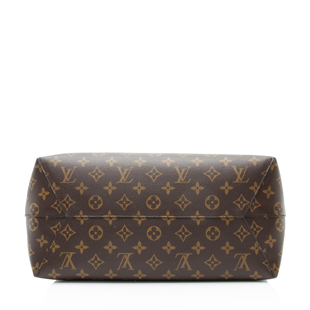 Louis Vuitton Monogram Canvas Flower Hobo (SHF-23064)