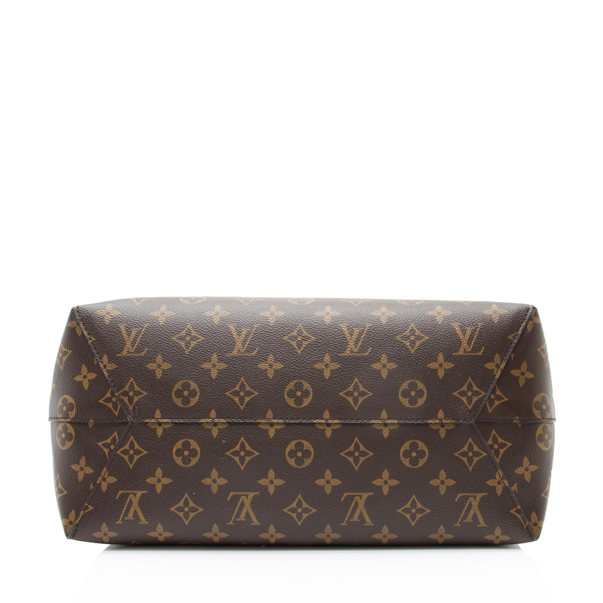Louis Vuitton Monogram Canvas Flower Hobo (SHF-23064)