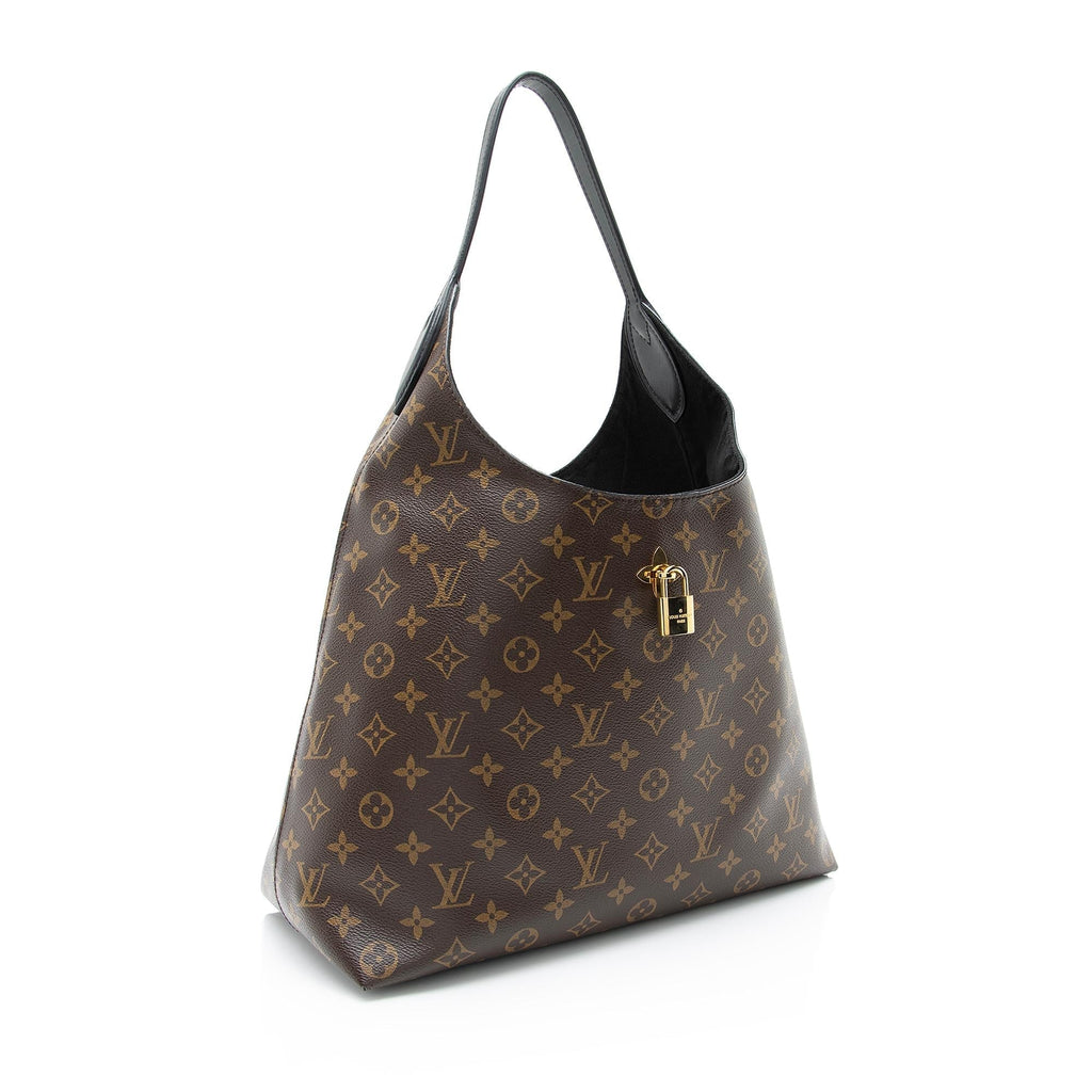 Louis Vuitton Monogram Canvas Flower Hobo (SHF-23064)