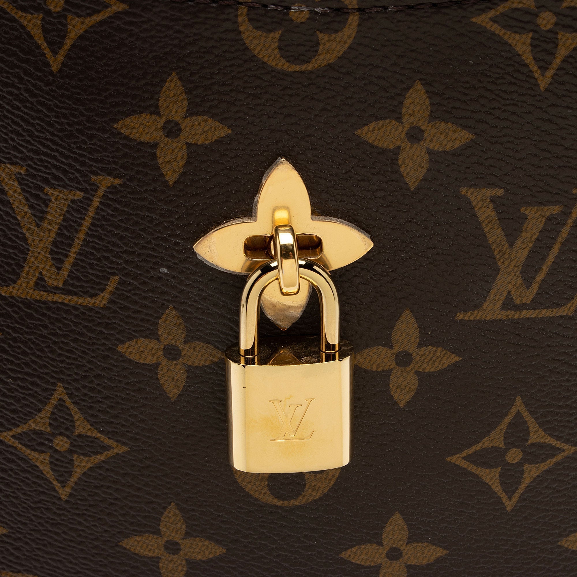 Louis Vuitton Monogram Canvas Flower Hobo (SHF-3DsKdp)