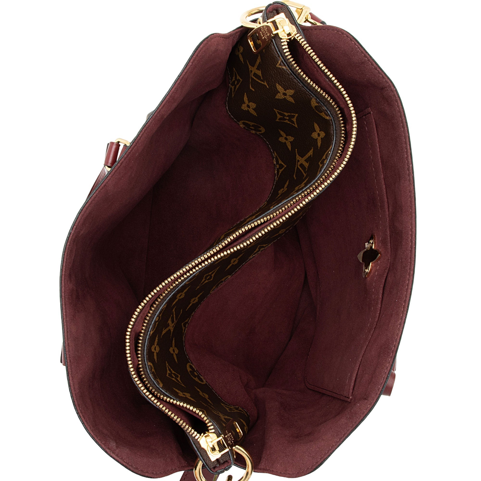 Louis Vuitton Monogram Canvas Flower MM Zip Tote (SHF-QAmXo7)