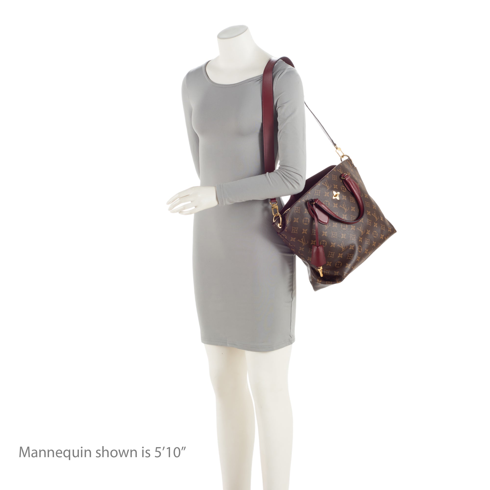 Louis Vuitton Monogram Canvas Flower MM Zip Tote (SHF-QAmXo7)
